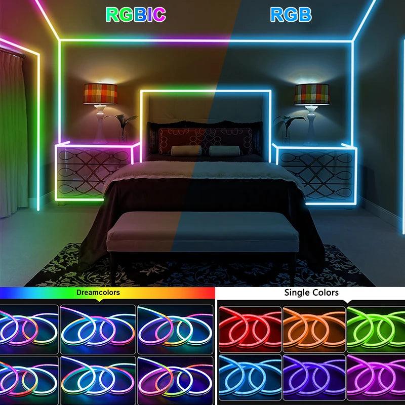 SET LED Neon RGBIC ORIGINAL WS2812 - LEDOF